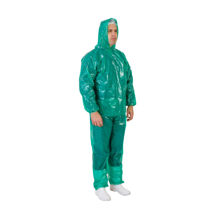 Uniforme de Segurança Verde – Conjunto Avental e Calça com Alta Resistência e Proteção para Indústrias e Laboratórios