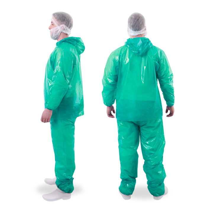 Uniforme de Segurança Verde – Conjunto Avental e Calça com Alta Resistência e Proteção para Indústrias e Laboratórios