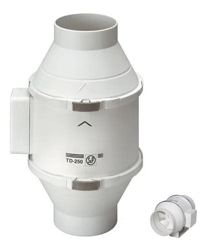 Exaustor Axial 100mm Mixvent 250 - Vazão 210 - 260m3/h - 110v e 220v