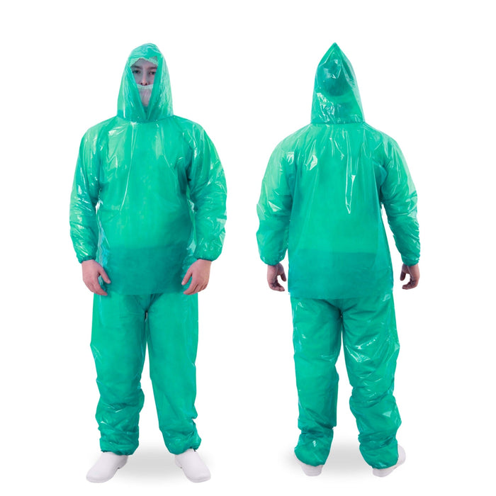 Uniforme de Segurança Verde – Conjunto Avental e Calça com Alta Resistência e Proteção para Indústrias e Laboratórios